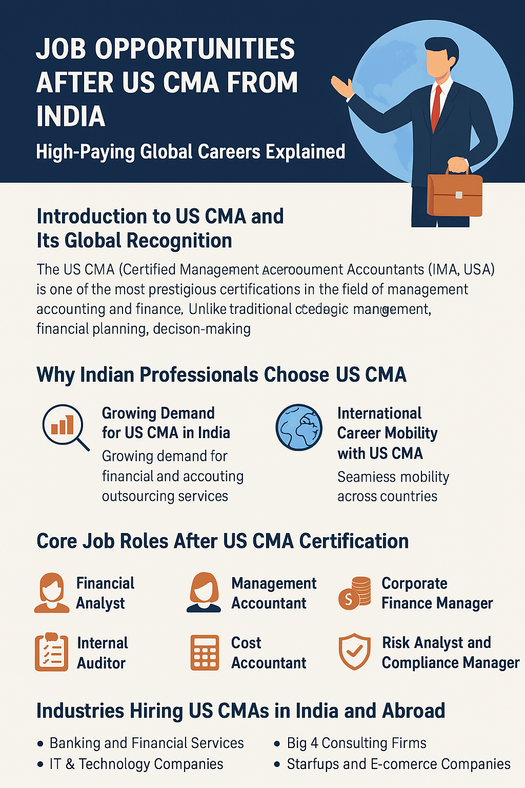 Job Opportunities After US CMA from India
