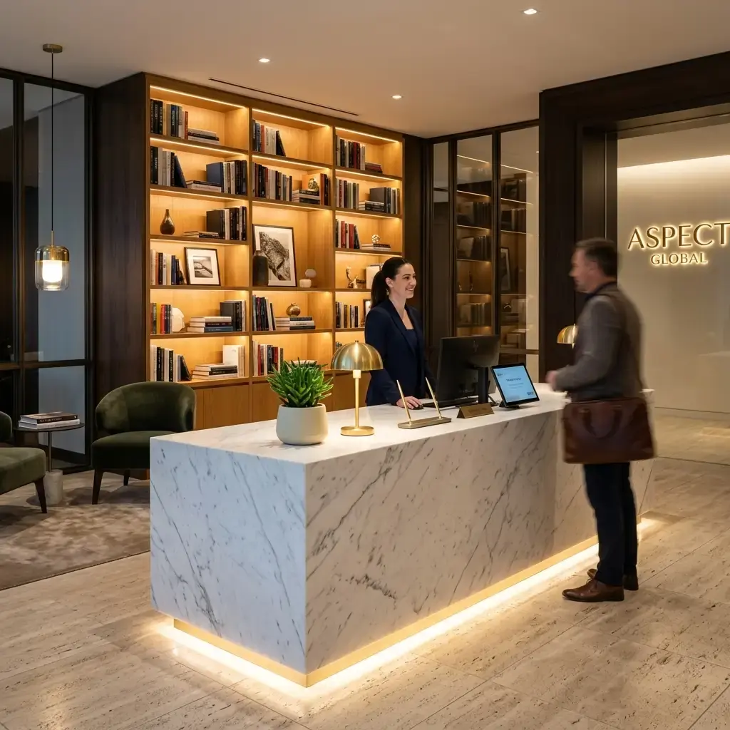 ACCA Gurukul reception desk